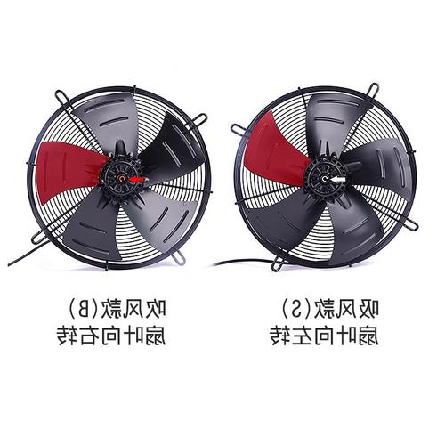 外转子风机根据叶轮直径不同型号也不同